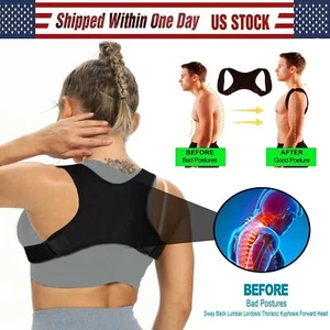 Posture Corrector: Improve Your Posture and Reduce Back Pain, All-Day Wear - Picture 1 of 12