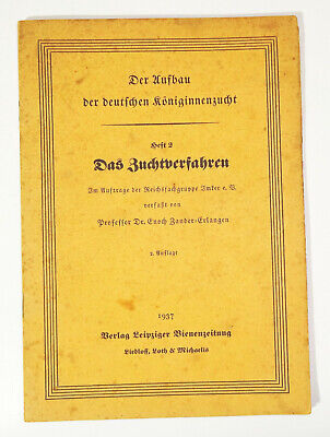 Dr.Enoch Zander-Erlangen Das Zuchtverfahren Heft 2 Königinnenzucht 1937 ! (B5 • 9.95€