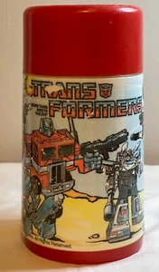 Vintage Transformers Aladdin Thermos with Lid 1984 Optimus Prime - Picture 1 of 4