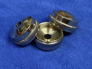 Lacquered Bach Stradivarius Trumpet HEAVY Bottom Valve Caps (3) - Picture 1 of 3