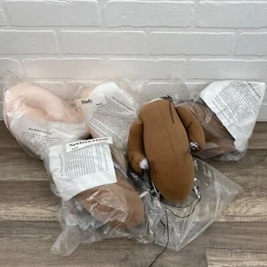 Lot of 5 Weighted Cloth Fabric Doll Bodies Body Arms Light Dark Skin Doll Making - Picture 1 of 17