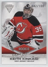 2011-12 Panini Titanium Spectrum Gold /100 Keith Kinkaid #162 Rookie RC