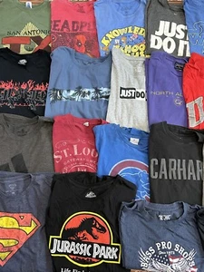 5 T-Shirt Lot Random Sports Bands Movies VTG Pop Culture Streetwear Nike Art - Picture 1 of 6