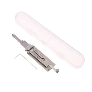 2 In 1 Stainless Steel Key Decoder Precision Hook And Pickup Hand Tool Pickup - Picture 1 of 7