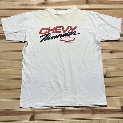 Camisa de Carreras Chevy Chevrolet Thunder Años 90 De Colección Talla Grande Imagen Deportiva Foto 1 de 4
