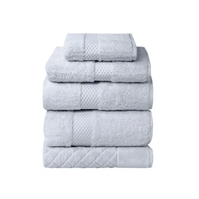 Nova Toalha Yves Delorme 13x13 Lavadora de Banho Ciel Azul Terry Algodão Modal - Imagem 1 de 4