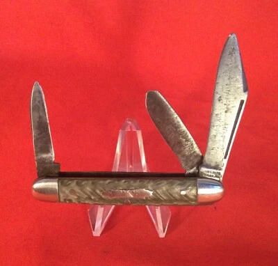 Винтажный Imperial карманный нож 1936-52 довольно целлулоид нож США. - Изображение 1 из 3