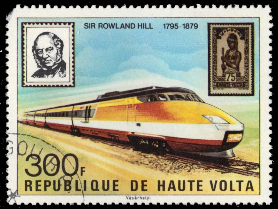 ВЕРХНИЙ VOLTA 504 - Sir Rowland Hill "Speed Train" (pb85446) - Изображение 1 из 1