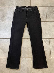 Riders Women’s Bootcut Jeans Size 10 M Dark Wash Stretch Denim Mid Rise Black - Picture 1 of 11