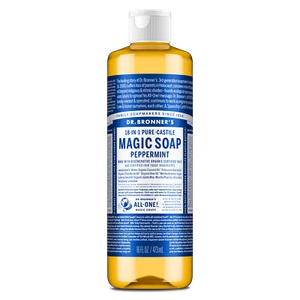Home Dr. Bronner's Magic Soap - Peppermint- Pure-Castile Liquid Soap - 16 oz - Picture 1 of 6