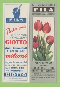 LESEZEICHEN REIHE SERIE BLUMEN ITALIEN TULPE GIOTTO BLAU - Bild 1 von 1