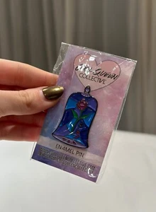 Rose Beauty And The Beast Inspired Enamel Pin - Cool Queen Collective! - Picture 1 of 2