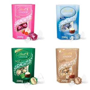 Lindt Lindor Chocolate Truffles Gift Box Selection 200g Christmas Festive Gift - Picture 1 of 8