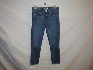 Paige Women's Skyline Skinny Crop Blue Denim Jeans Size 26 Waist 26" Inseam 25" - Picture 1 of 6