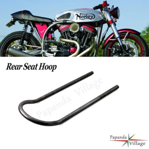 Steel 7/8'' Silver Gray Rear Seat Loop Frame Hoop For Cafe Racer Honda Suzuki - Picture 1 of 9