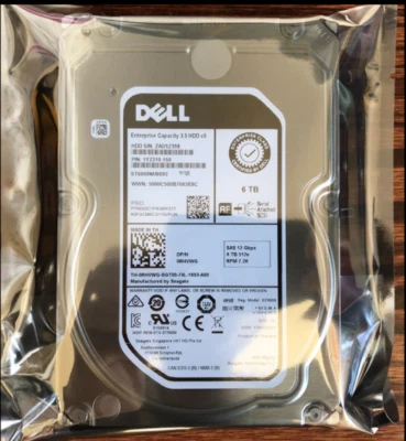 Dell 6T SAS12 7.2K ST6000NM0095 3.5-inch enterprise hard drive RHVWG - Image 1 of 2