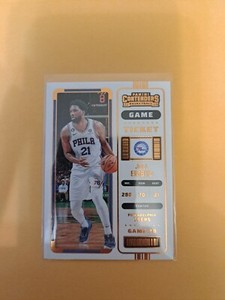 2022 23 PANINI CONTENDERS JOEL EMBIID GOLD FOIL