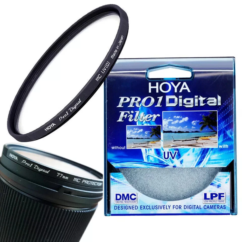 HOT HOYA PRO-1 Digital UV Slim Camera Lens Filter 52 55 58 62 77 82mm 2023 - Image 1 of 2