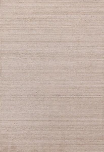 Solid Pattern Light Beige 4x6 ft Gabbeh Indian Rug Modern Décor Office/ Rooms - Picture 1 of 12