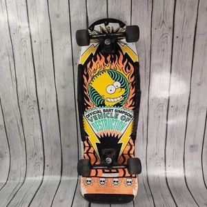 RARO De Colección 1990 Bart Simpson Monopatín Vehículo De Destrucción - Completo - Imagen 1 de 10