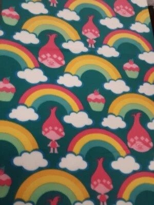 North West Dream Works Trolls 2016 arco iris polar manta para niñas 48" x 37" Foto 1 de 4