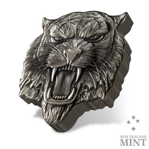Moneda de plata Fierce Nature 2022 - Tigre de 2 oz - Imagen 1 de 6