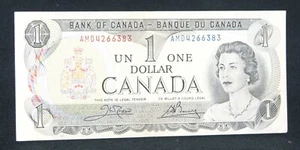 Canada Bank Note of $1.00 (1973) w/Queen Elizabeth II Photo - Picture 1 of 2