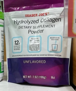 Trader Joe's Unflavored Hydrolyzed Collagen Powder 7oz, Dietary Supplement - Picture 1 of 3