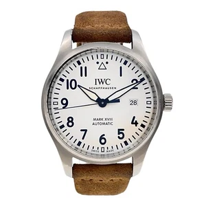 IWC Pilot Mark Stainless Steel White Dial 40mm Automatic Men’s Watch IW327002 - Picture 1 of 9