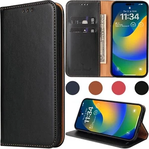 For Samsung Galaxy A42 A41 A40 Leather Kickstand Wallet ID Card Phone Case Cover - Picture 1 of 30