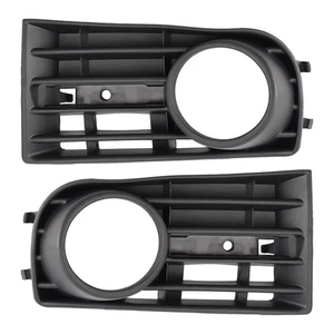 Front Bumper Lower Grille Spot Fog Light Cover Pair for Golf5 MK5 2003 to 2009 - Picture 1 of 20