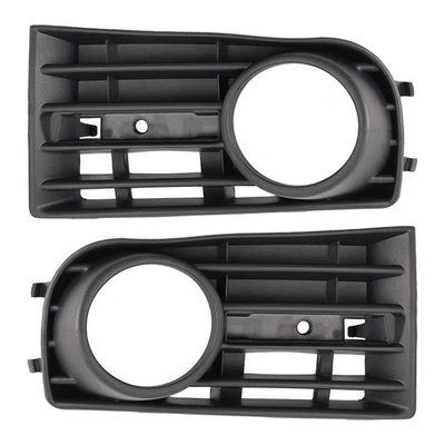 Front Bumper Lower Grille Spot Fog Light Cover Pair for Golf5 MK5 2003 to 2009 - Image 1 of 4