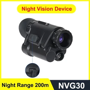 NVG30 Helmet Night Vision Monocular Wide View 40° 940nm IR WIFI for Hunting UK - Picture 1 of 16