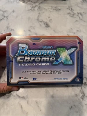 2021 Bowman Chrome X Baseball Box - Factory Sealed - Image 1 of 3