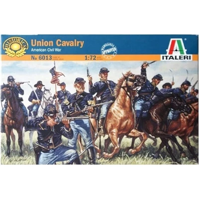UNION CAVALRY THE BLUE JACKETS KIT 1:72 Italeri Kit Figure Militari Modellino Nu - Immagine 1 di 4