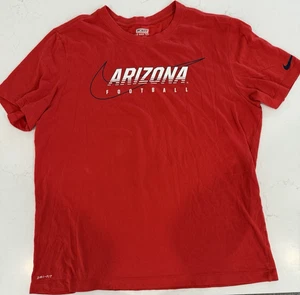 The Nike Tee Men’s X-Large Arizona Football NIKE Logo Red Dri Fit Football - Picture 1 of 7