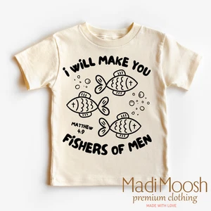 I Will Make You Fishers Of Men Shirt - Christian Shirt - Picture 1 of 7