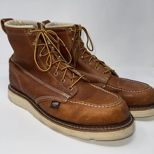 Thorogood Herren Größe 13 American Heritage 6" Tabak Mokassinnaht Maxwear Keilabsatz - Bild 1 von 10