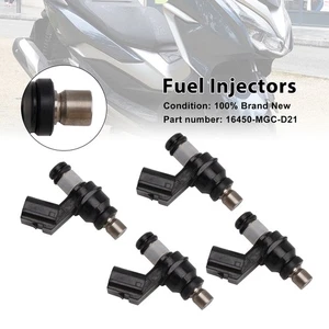 4PCS 16450-MGC-D21 Fuel Injectors For Honda CB1100 2013-2017 NSS300 Forza 300 B2 - Picture 1 of 11