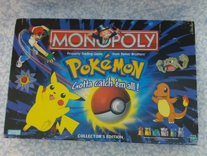 Hasbro Pokemon Collector's Edition Monopoly Board Game *MISSING 2 TRAINER CARDS - Picture 1 of 3