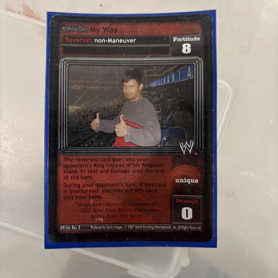 WWE WWF Raw Deal - Revolution 3: Judgement Day - REVOLUTION My Way - ULTRA RARE - Image 1 of 1