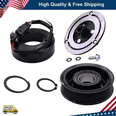 Compresor de aire acondicionado con polea de 7 ranuras para Honda Civic 2016 2017 2018-2021 L4 2,0 L Foto 1 de 4