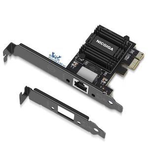 2.5G Base-T PCIe Network Adapter, Realtek RTL8125B 2.5Gbps/1Gbps/100Mbps PCI ... - Picture 1 of 6