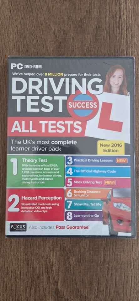Pc Dvd Rom Driving Test Pass Guarantee 2016 Edition New Sealed - Image 1 of 2