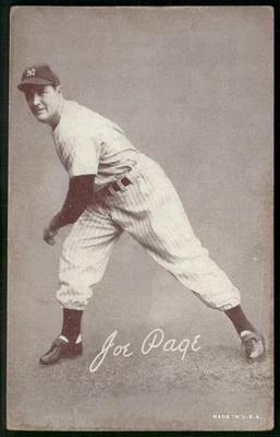 1947-66 Exhibits (W461) #NNO Joe Page GD/VG - Image 1 of 2