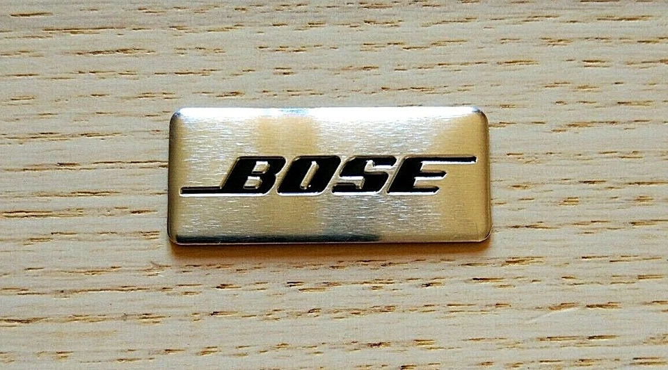 logo aluminium BOSE autocollant X 2 - Bild 1 von 1