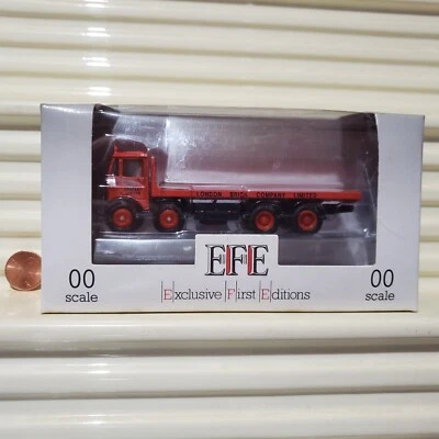 EFE EXCLUSIVE First Editions LONDON BRICK CO. 1/76 AEC Mammoth Flat Bed Truck NB - Image 1 of 4