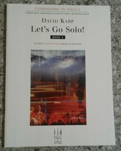 Let's Go Solo! Book 3 Solos For Intermediate Piano David Karp - Picture 1 of 1