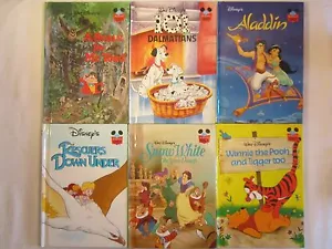 (Lot of 6) Books WALT DISNEY Grolier BCE 1993-95 [Y59Vb7e] - Picture 1 of 3