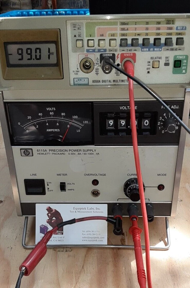 HP6115A Precision Lab Power supply 0-100VDC Imax=0.8A 10mV resolution Low noise - Image 1 of 4